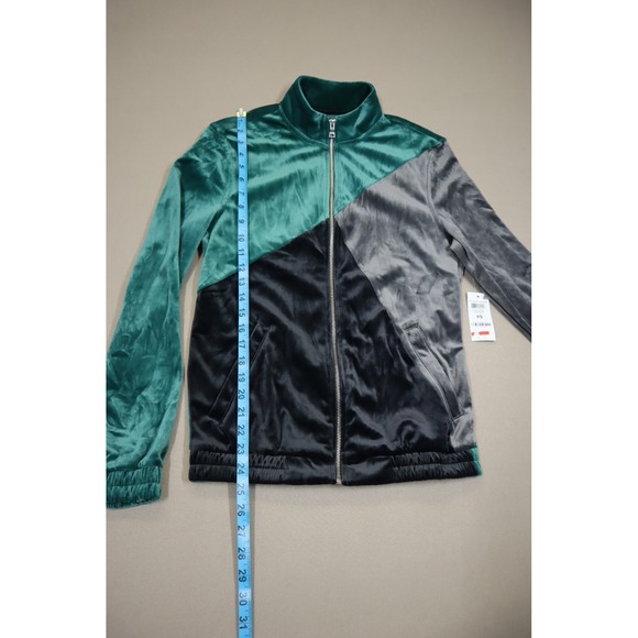 INC Mens Velour Color-block Track Jacket Size XS - Picture 4 of 7